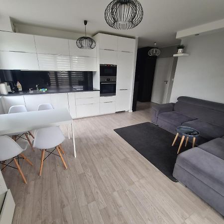 Apartament Rodzinny Z Ogrodkiem 格但斯克 外观 照片