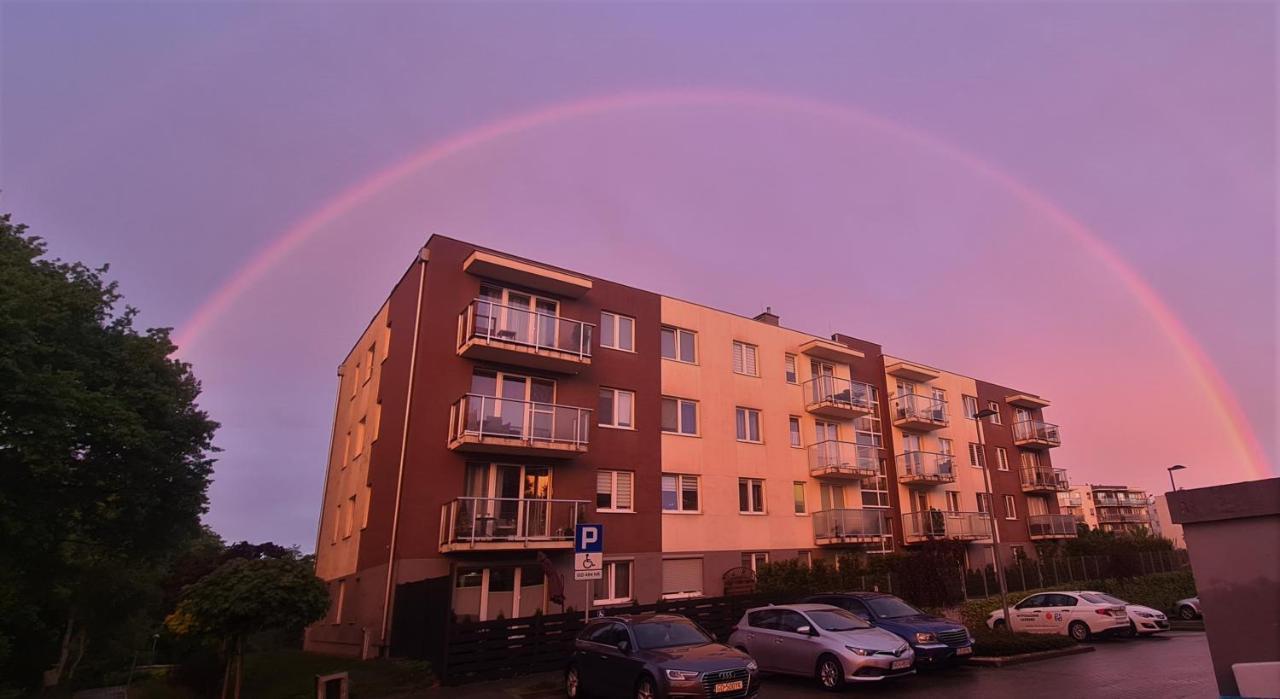 Apartament Rodzinny Z Ogrodkiem 格但斯克 外观 照片